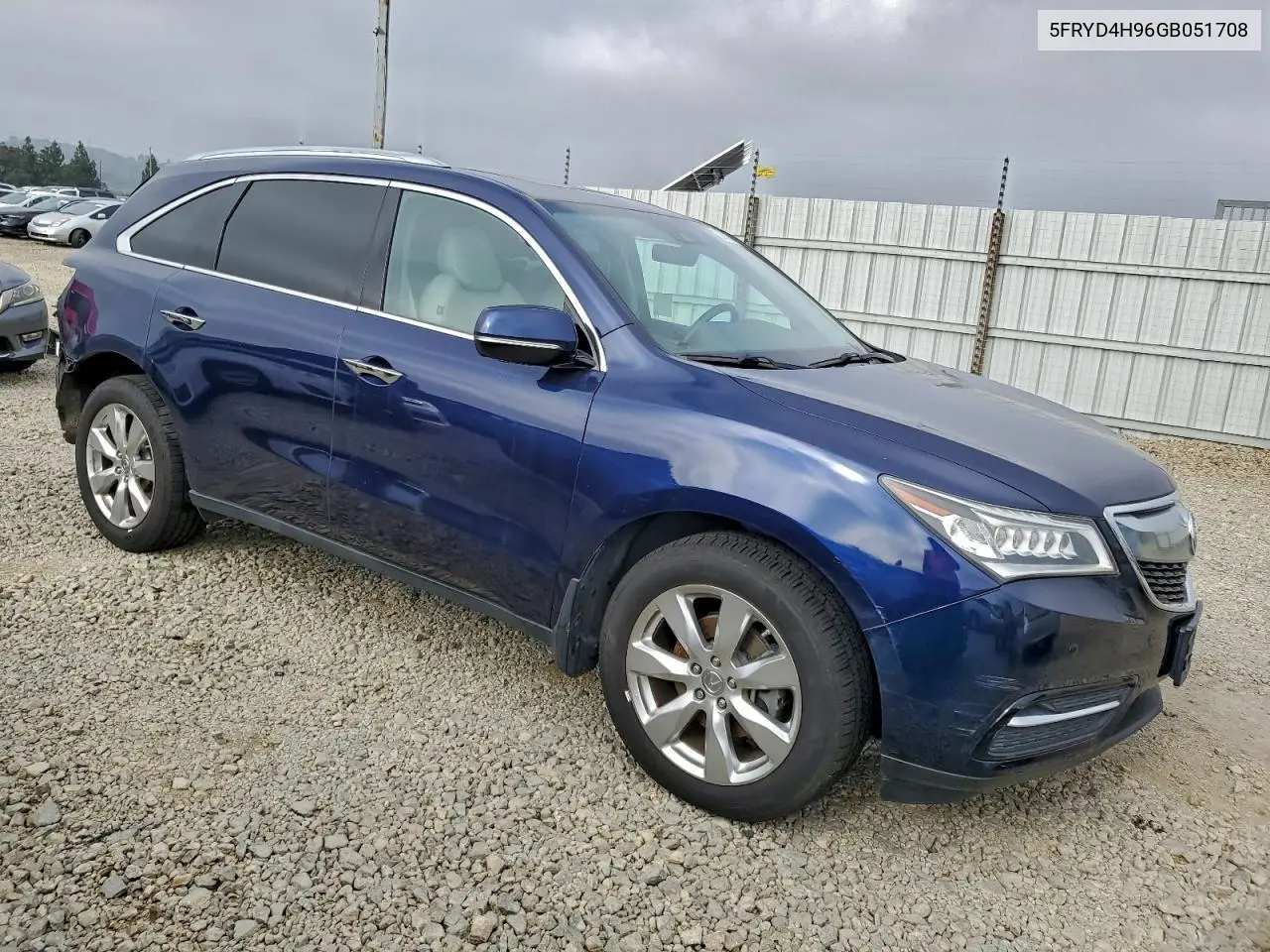 5FRYD4H96GB051708 2016 Acura Mdx Advance
