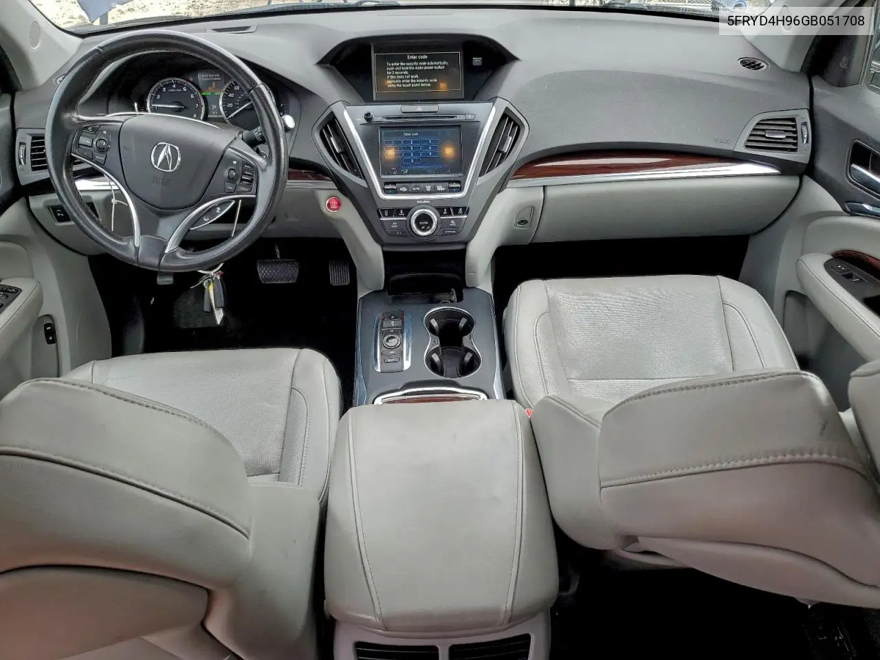 5FRYD4H96GB051708 2016 Acura Mdx Advance