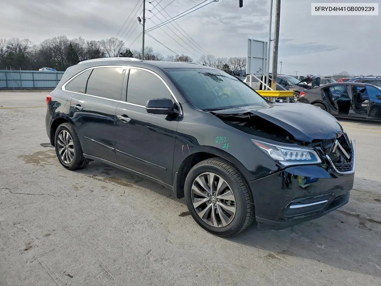 5FRYD4H41GB009239 2016 Acura Mdx Technology