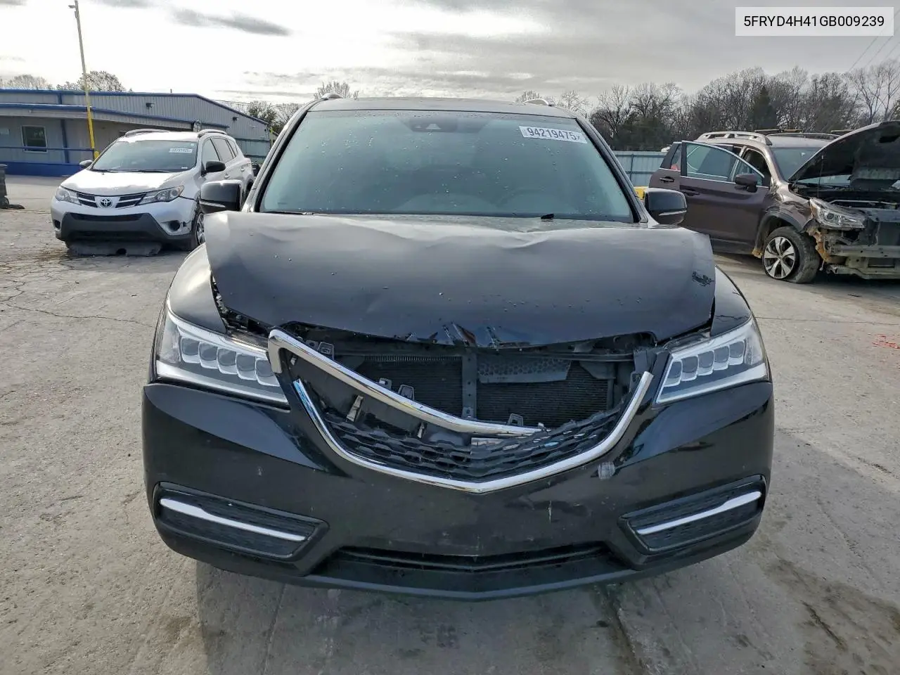 5FRYD4H41GB009239 2016 Acura Mdx Technology