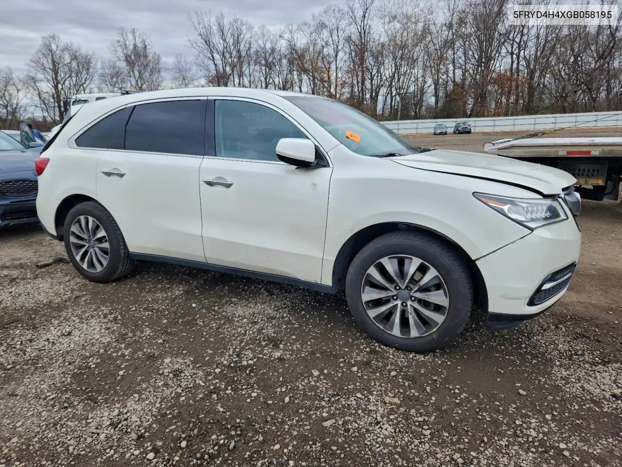 5FRYD4H4XGB058195 2016 Acura Mdx Technology