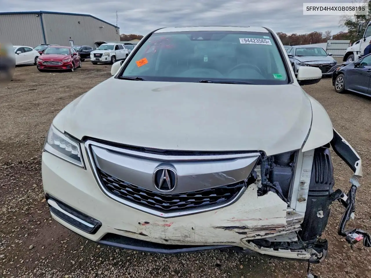 5FRYD4H4XGB058195 2016 Acura Mdx Technology