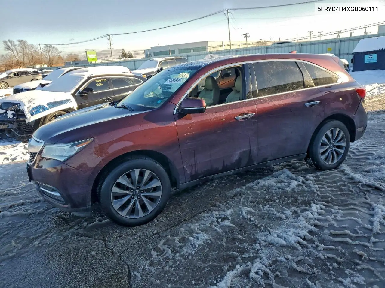 5FRYD4H4XGB060111 2016 Acura Mdx Technology