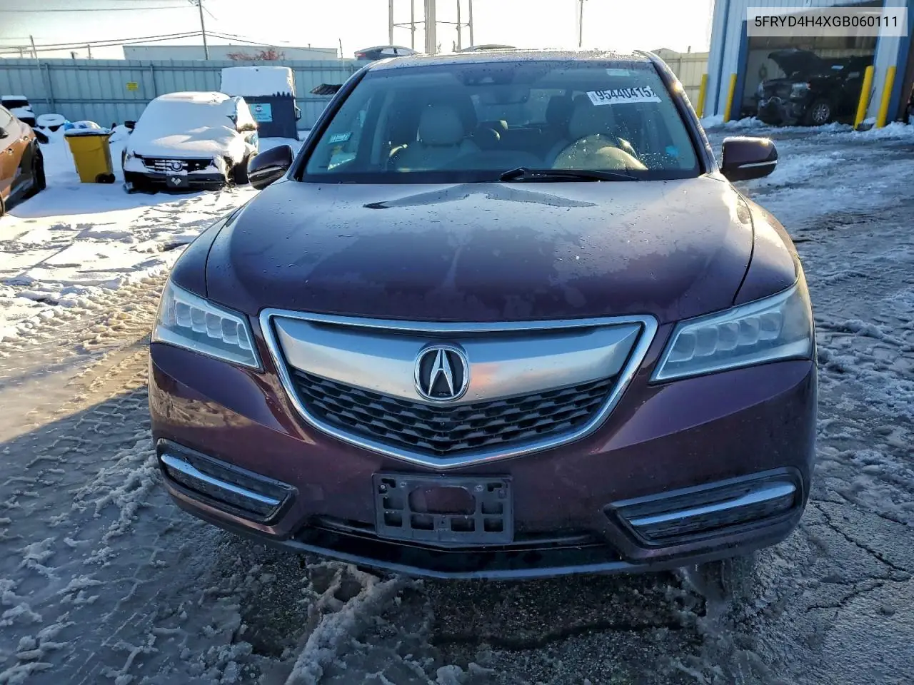 5FRYD4H4XGB060111 2016 Acura Mdx Technology