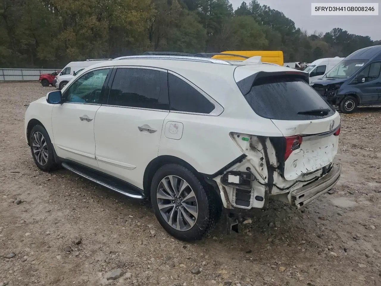 5FRYD3H41GB008246 2016 Acura Mdx Technology