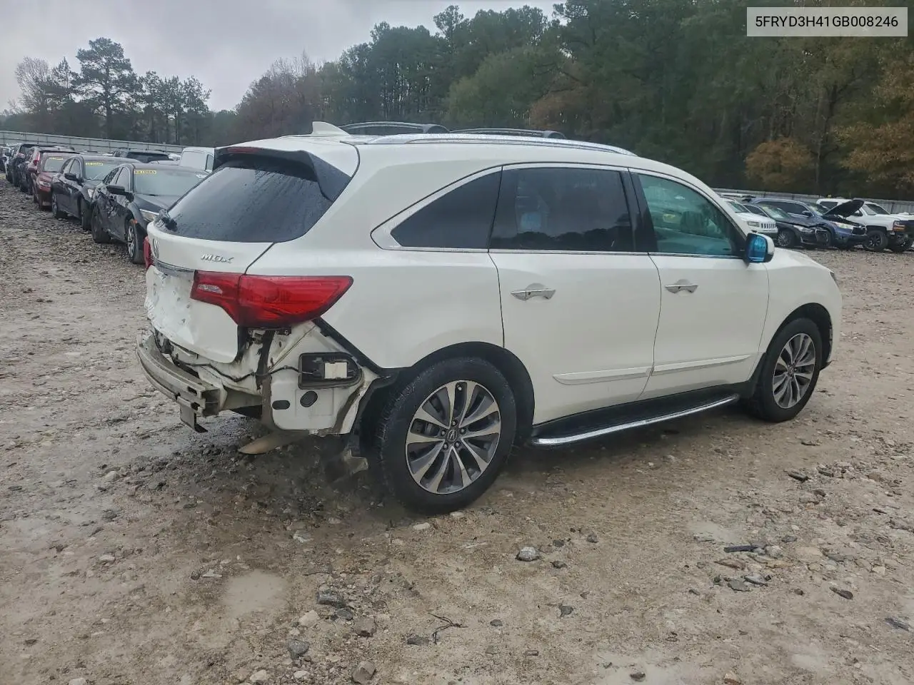 5FRYD3H41GB008246 2016 Acura Mdx Technology