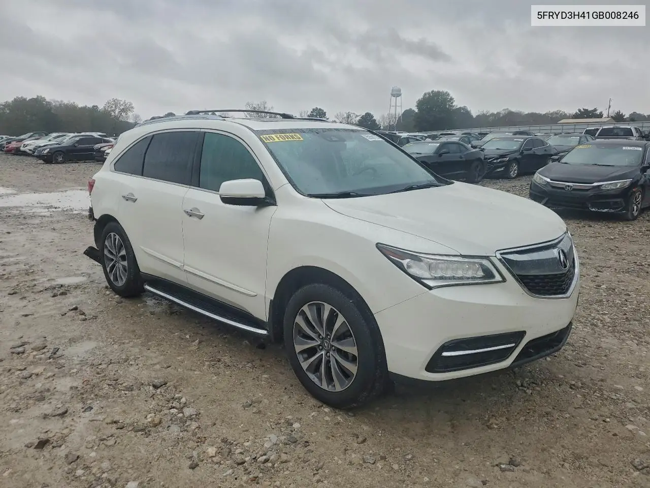 5FRYD3H41GB008246 2016 Acura Mdx Technology