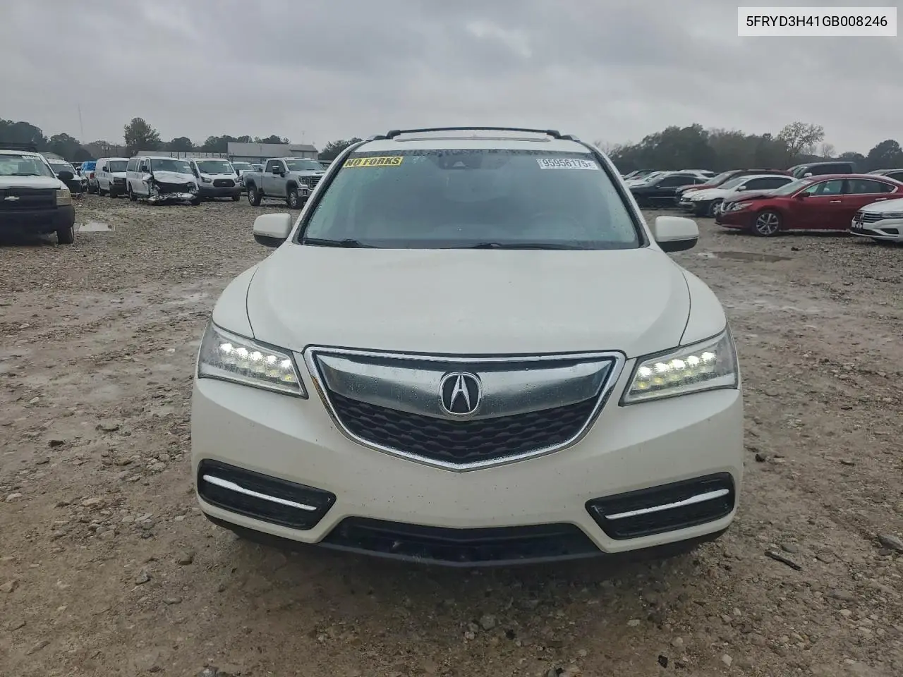 5FRYD3H41GB008246 2016 Acura Mdx Technology