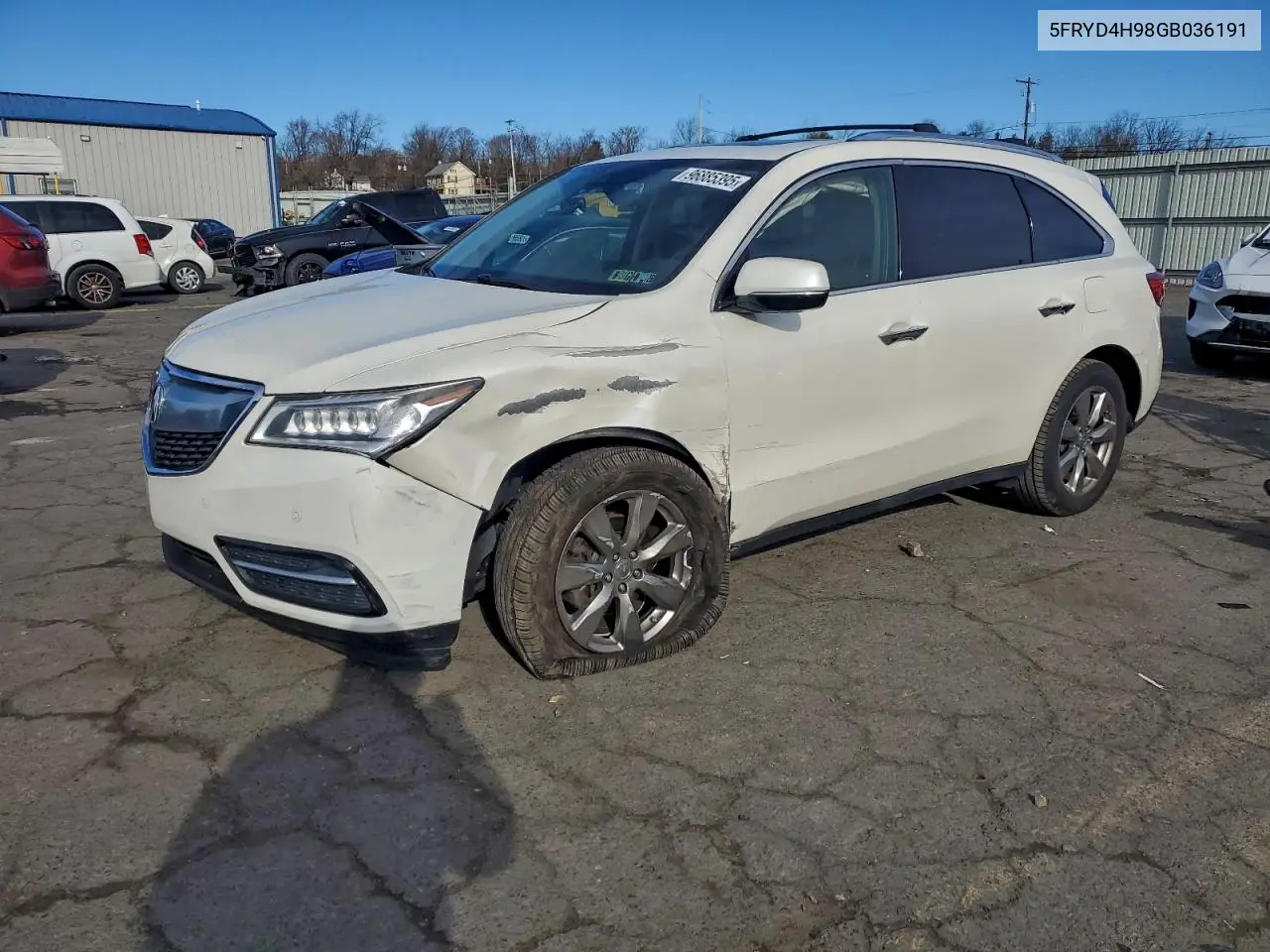 5FRYD4H98GB036191 2016 Acura Mdx Advance