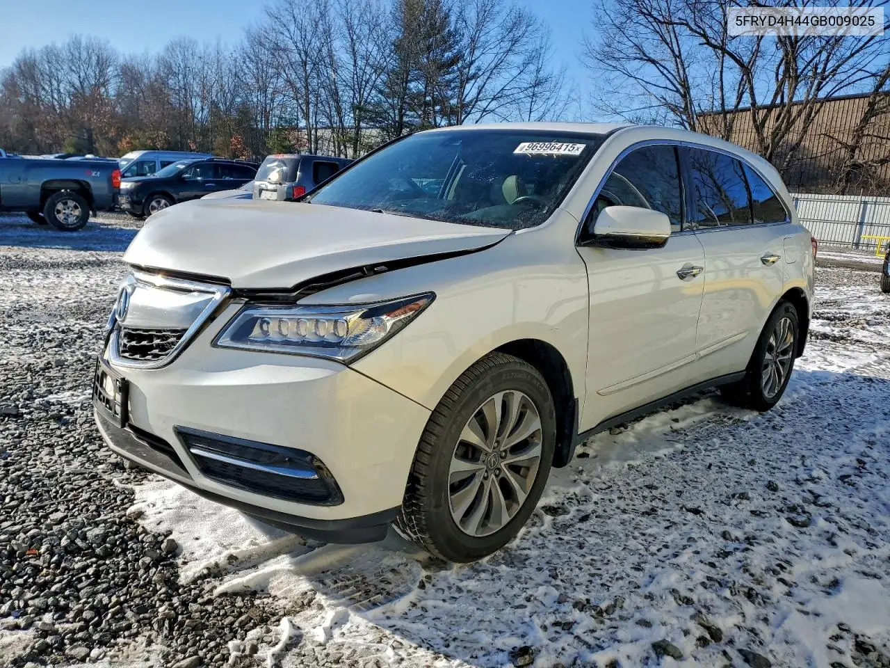 5FRYD4H44GB009025 2016 Acura Mdx Technology