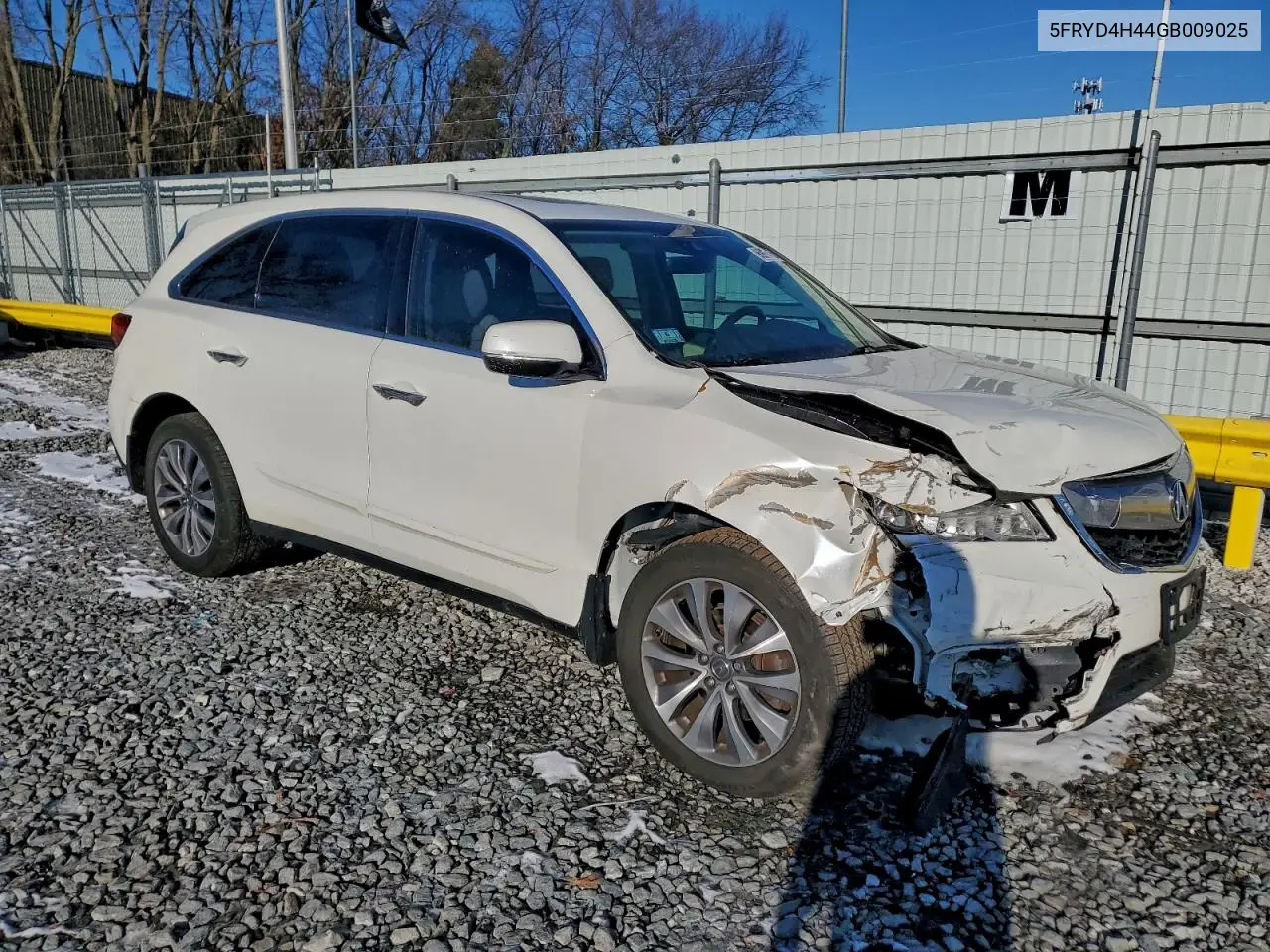 5FRYD4H44GB009025 2016 Acura Mdx Technology