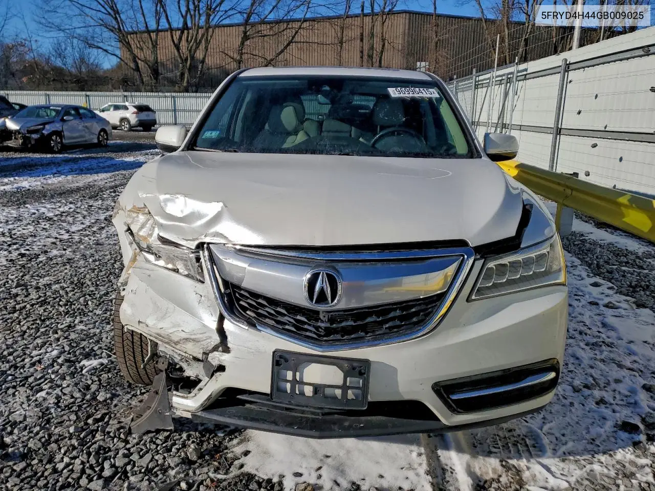 5FRYD4H44GB009025 2016 Acura Mdx Technology
