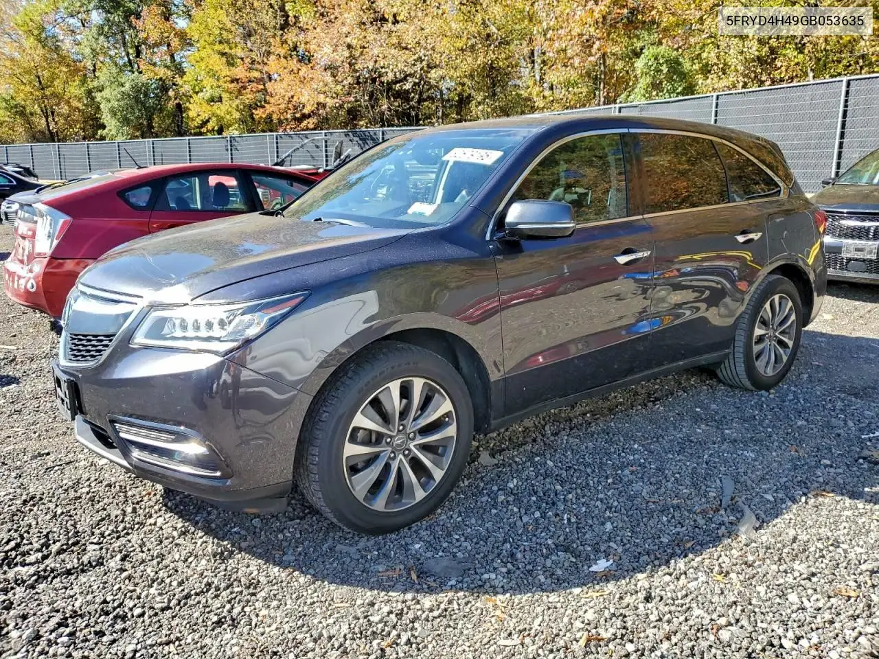 5FRYD4H49GB053635 2016 Acura Mdx Technology