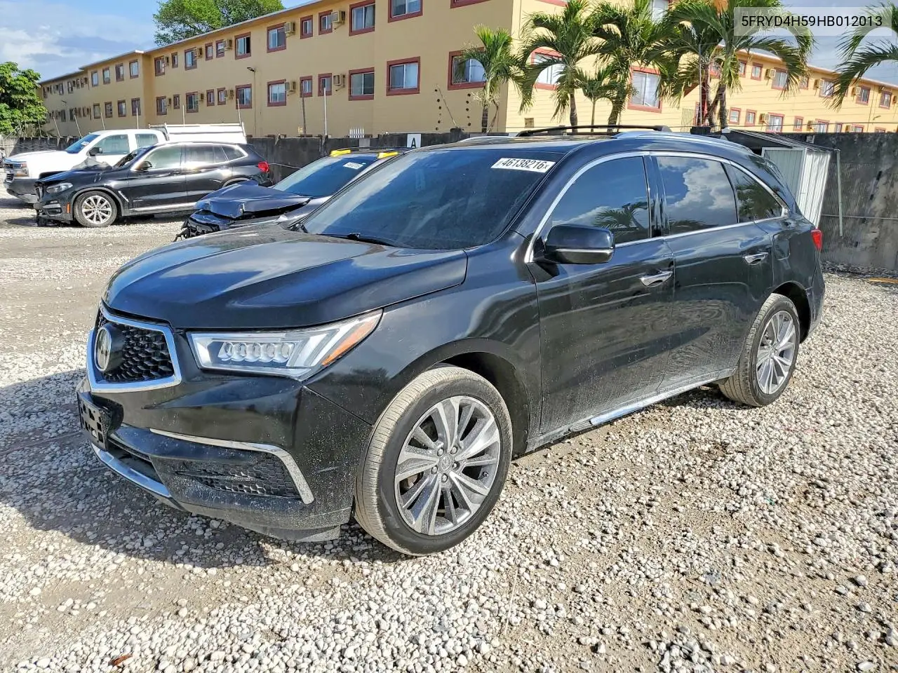 5FRYD4H59HB012013 2017 Acura Mdx Technology