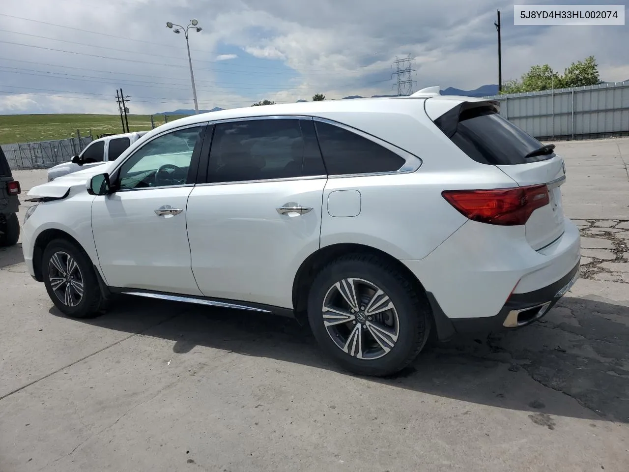 5J8YD4H33HL002074 2017 Acura Mdx