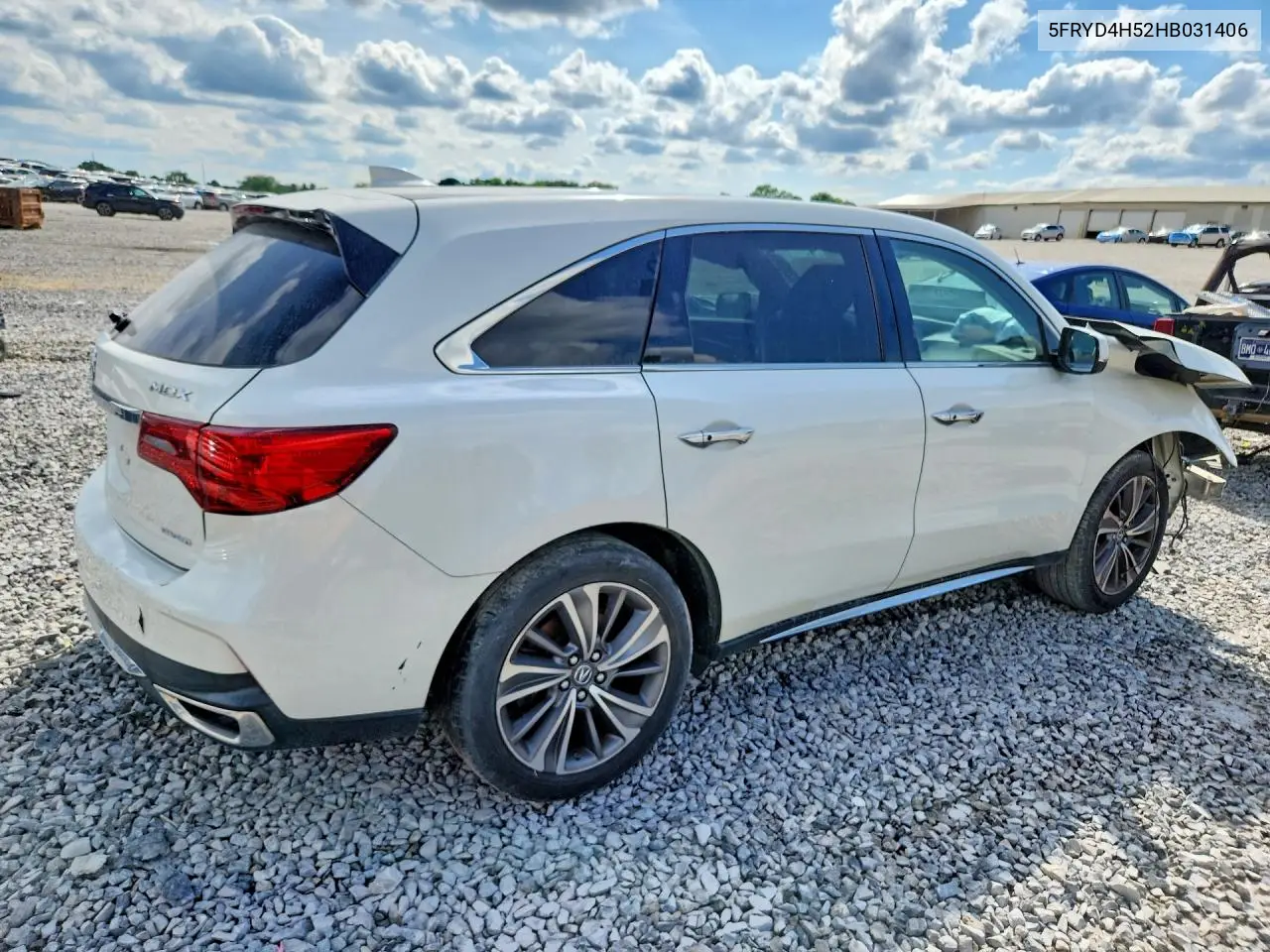 5FRYD4H52HB031406 2017 Acura Mdx Technology