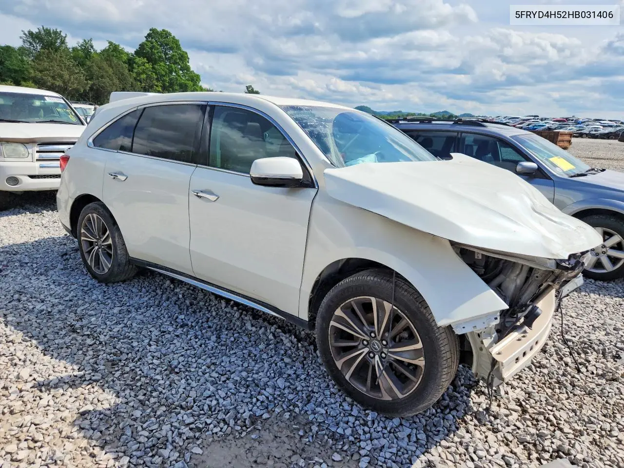 5FRYD4H52HB031406 2017 Acura Mdx Technology