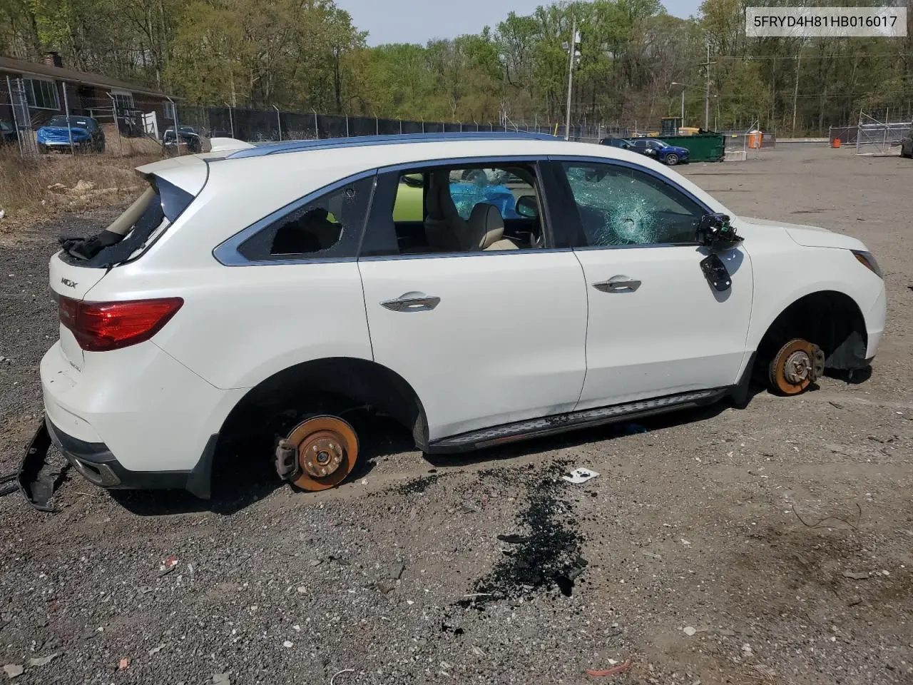 5FRYD4H81HB016017 2017 Acura Mdx Advance