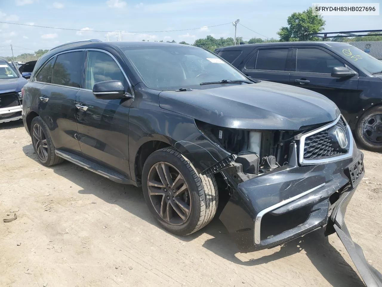 5FRYD4H83HB027696 2017 Acura Mdx Advance