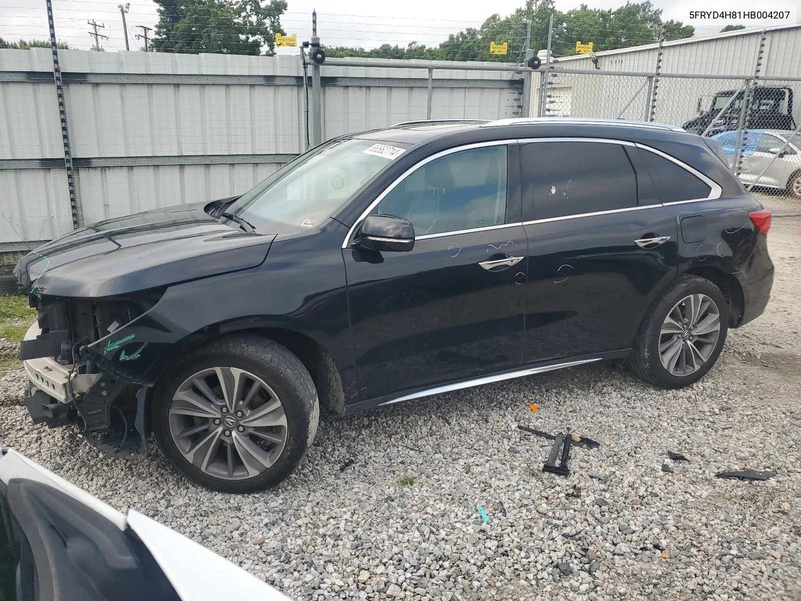 5FRYD4H81HB004207 2017 Acura Mdx Advance