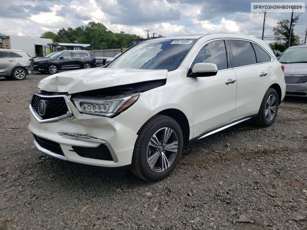 5FRYD3H39HB010559 2017 Acura Mdx