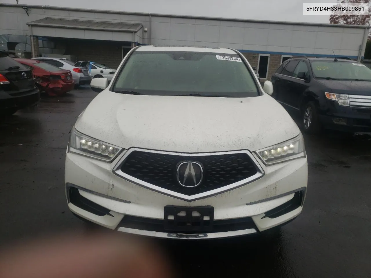 5FRYD4H33HB009851 2017 Acura Mdx