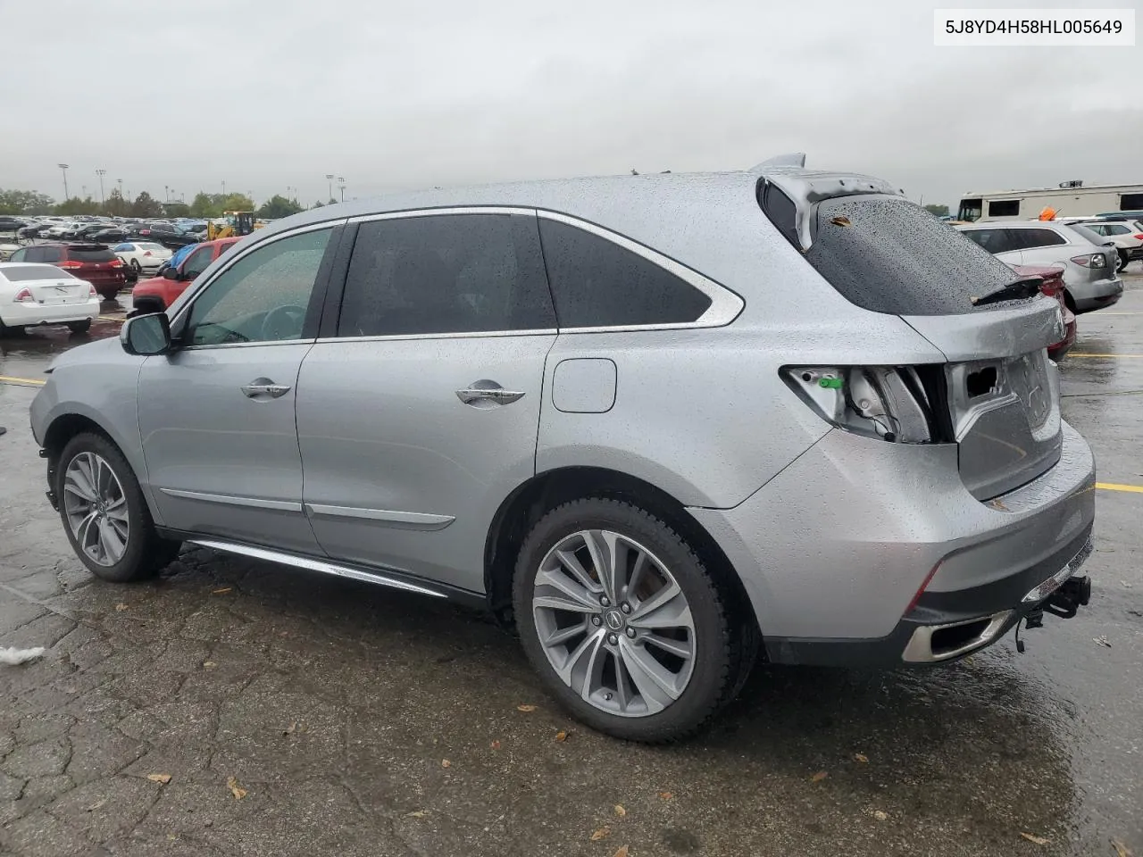 5J8YD4H58HL005649 2017 Acura Mdx Technology