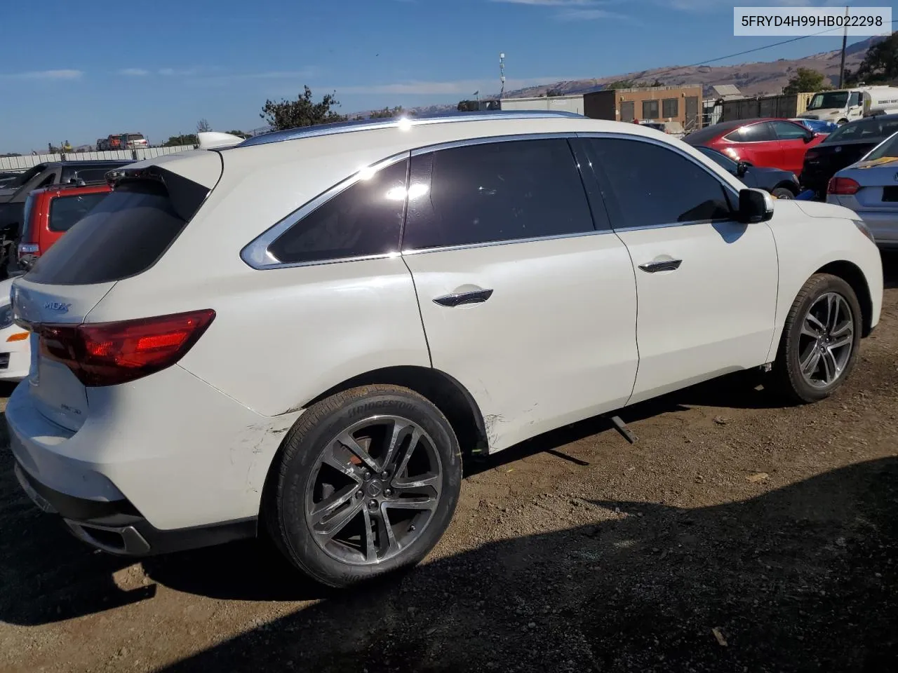 5FRYD4H99HB022298 2017 Acura Mdx Advance