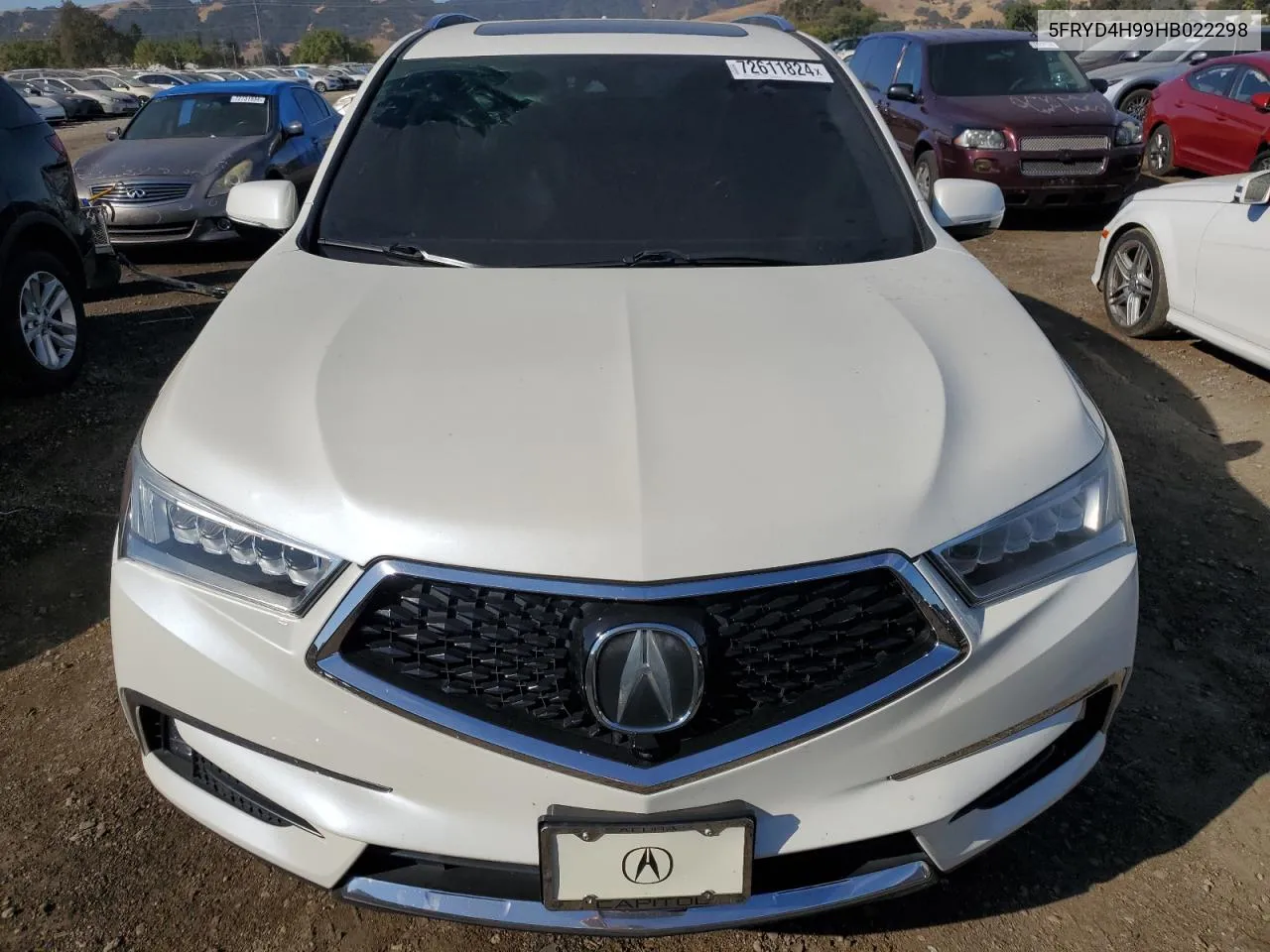 5FRYD4H99HB022298 2017 Acura Mdx Advance