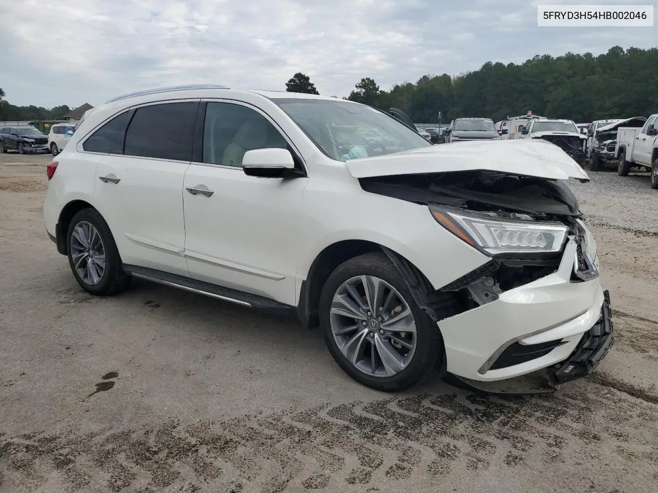 5FRYD3H54HB002046 2017 Acura Mdx Technology