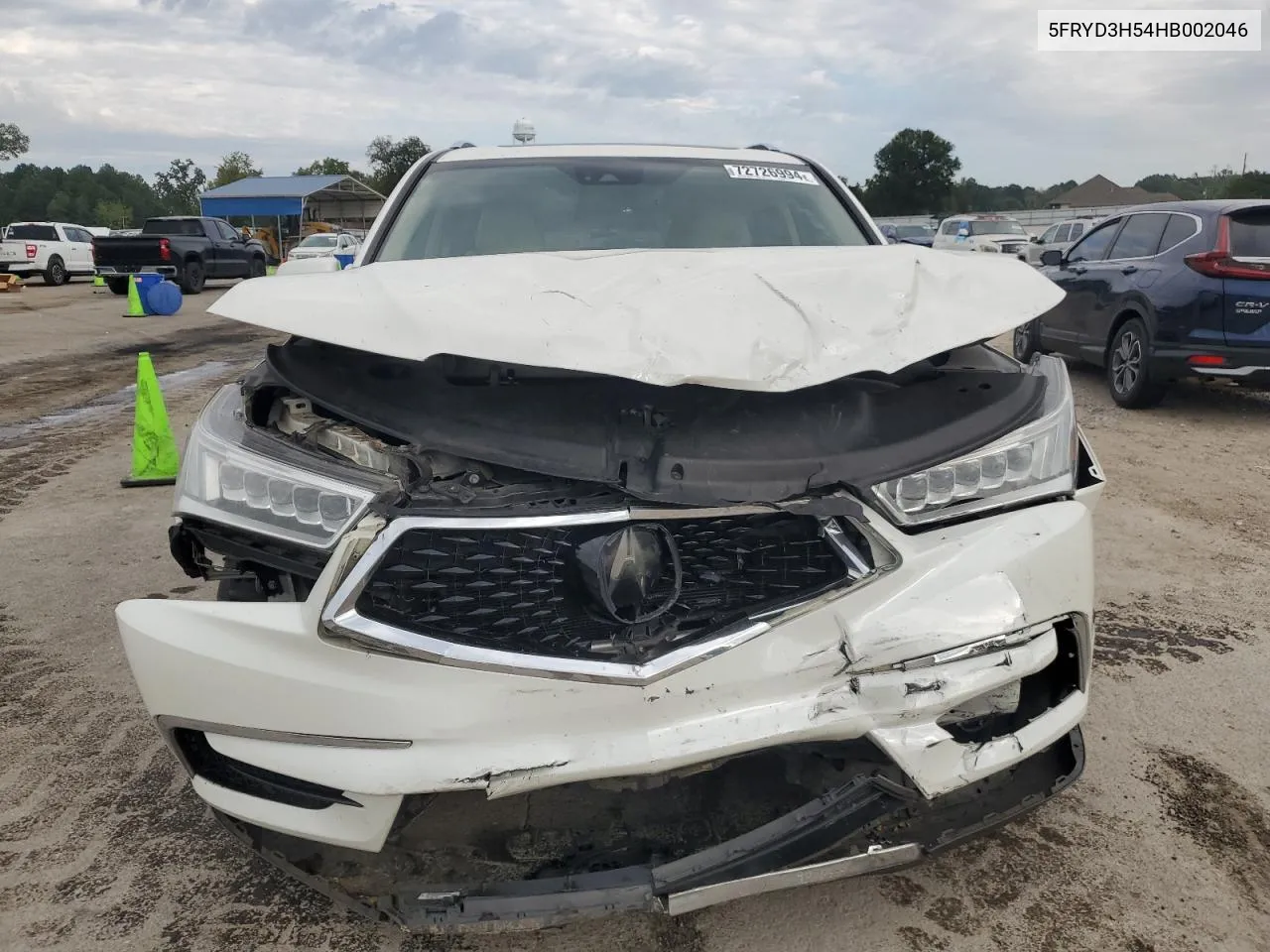 5FRYD3H54HB002046 2017 Acura Mdx Technology