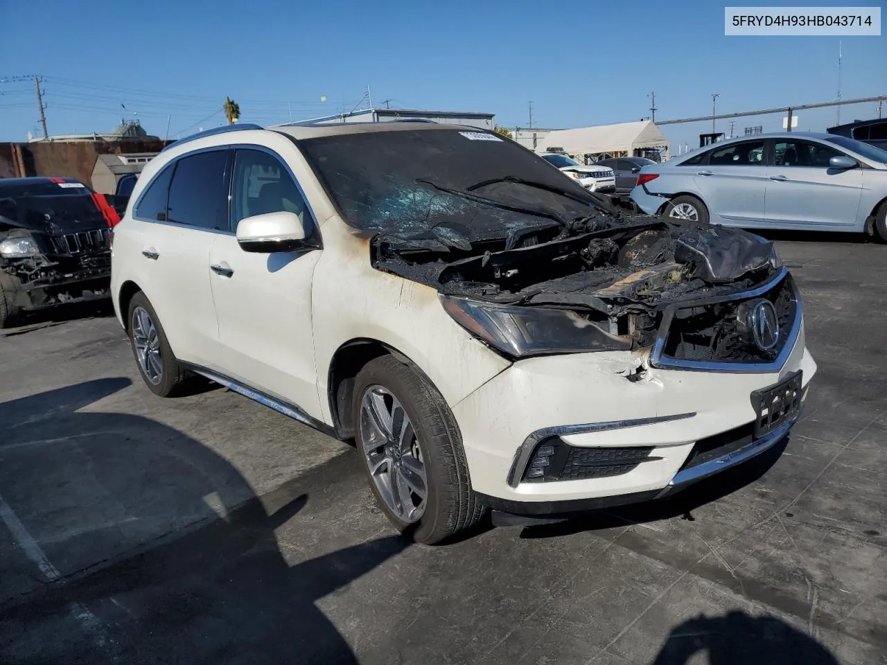 5FRYD4H93HB043714 2017 Acura Mdx Advance