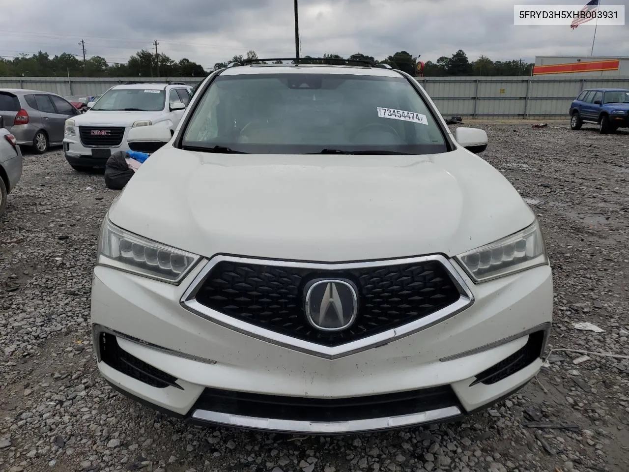 5FRYD3H5XHB003931 2017 Acura Mdx Technology