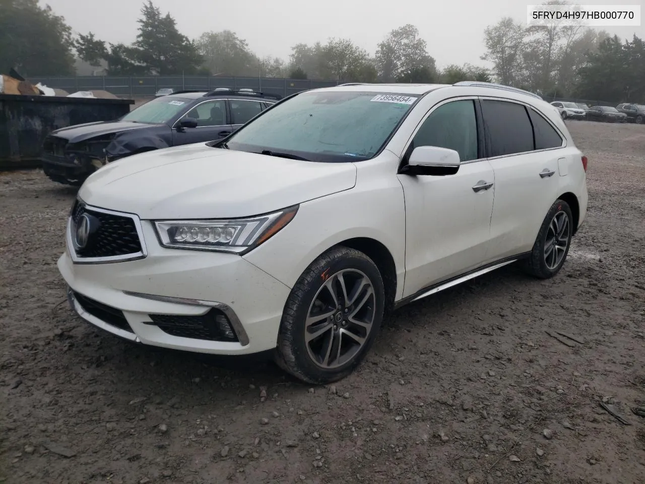 5FRYD4H97HB000770 2017 Acura Mdx Advance