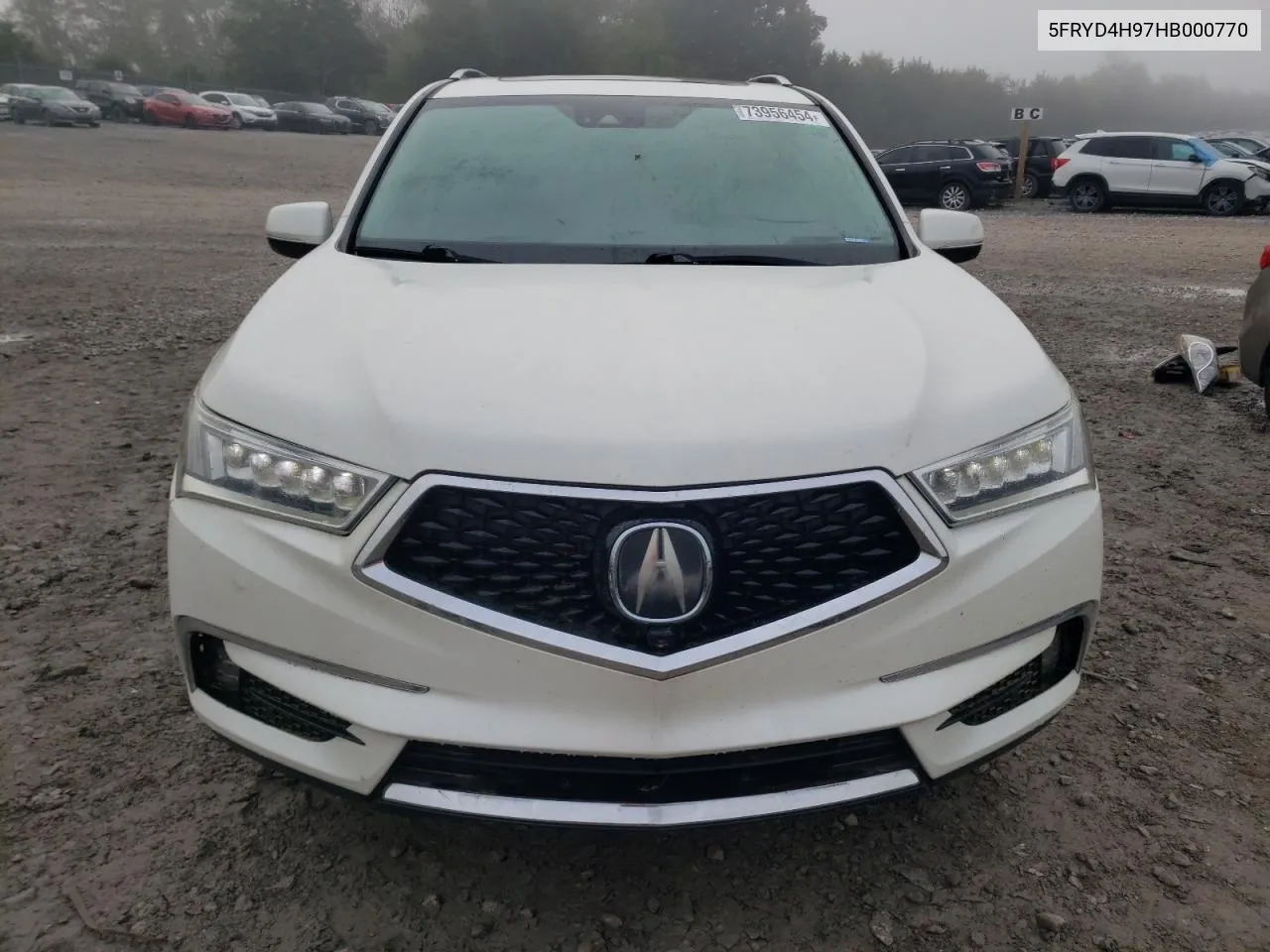 5FRYD4H97HB000770 2017 Acura Mdx Advance