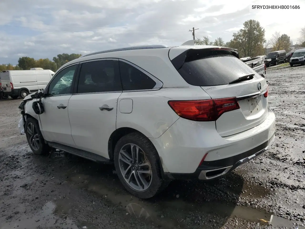 5FRYD3H8XHB001686 2017 Acura Mdx Advance