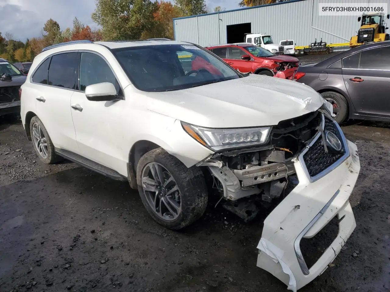 5FRYD3H8XHB001686 2017 Acura Mdx Advance