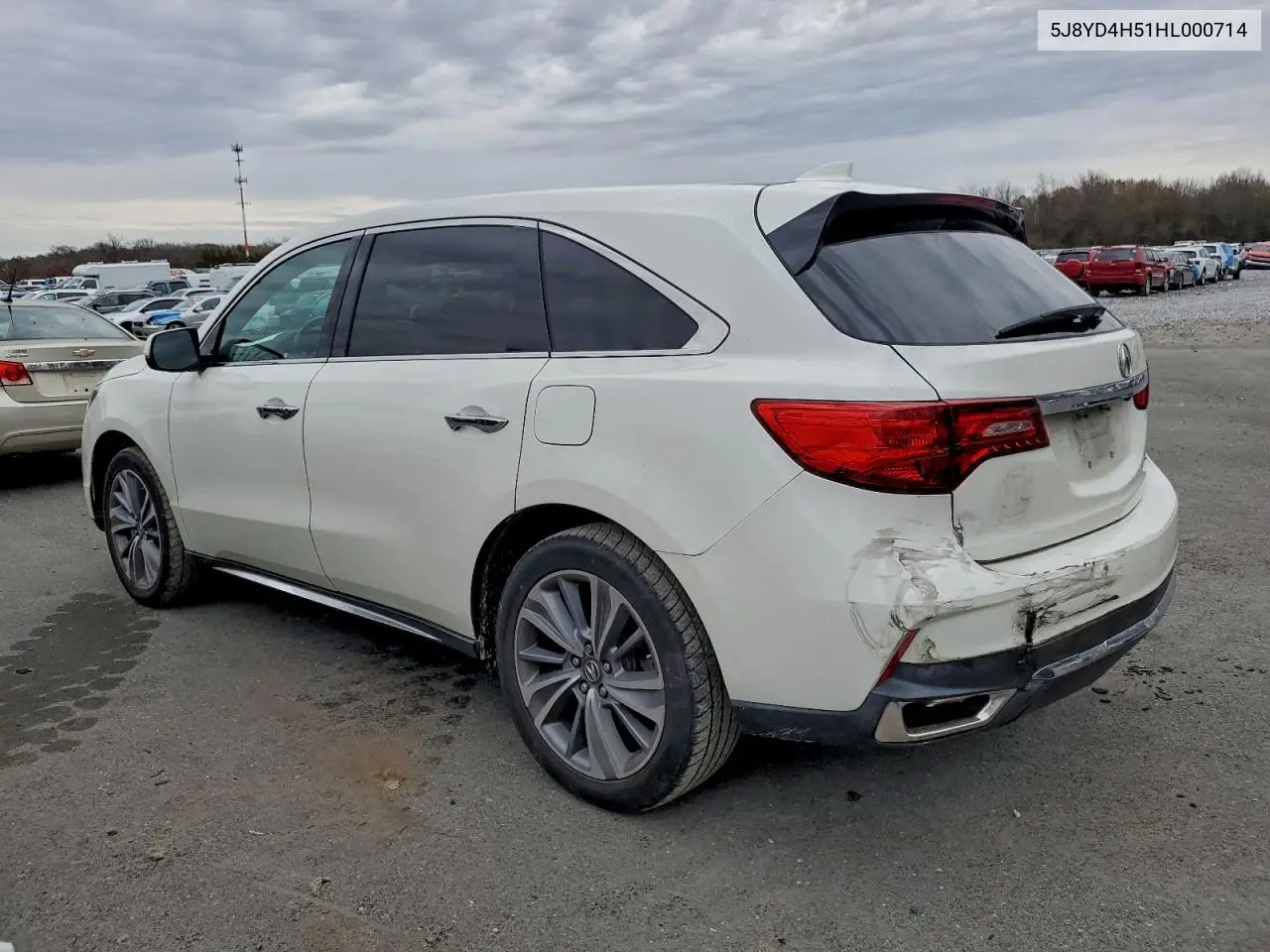 5J8YD4H51HL000714 2017 Acura Mdx Technology