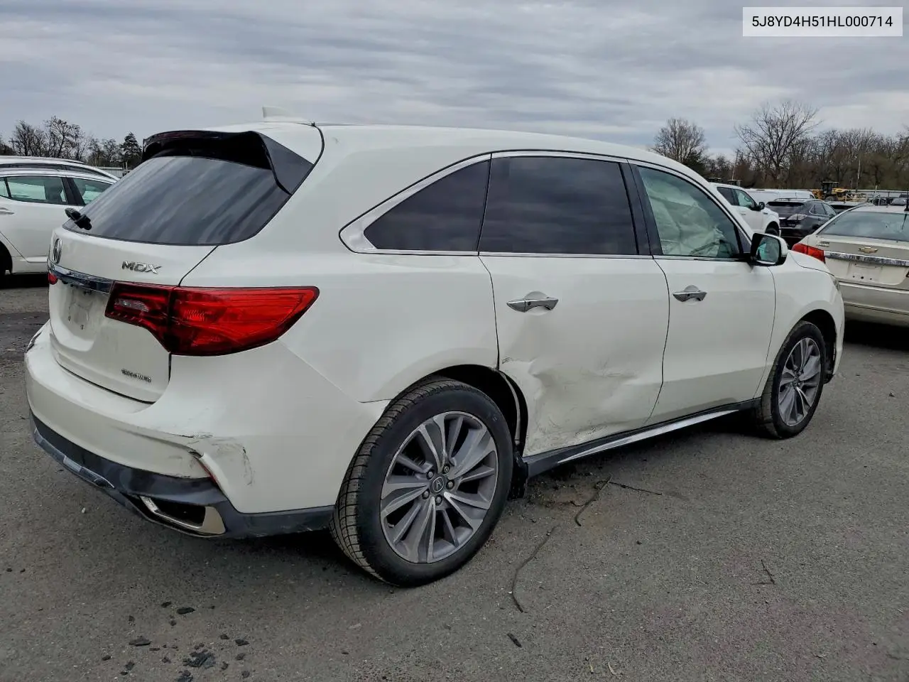 5J8YD4H51HL000714 2017 Acura Mdx Technology