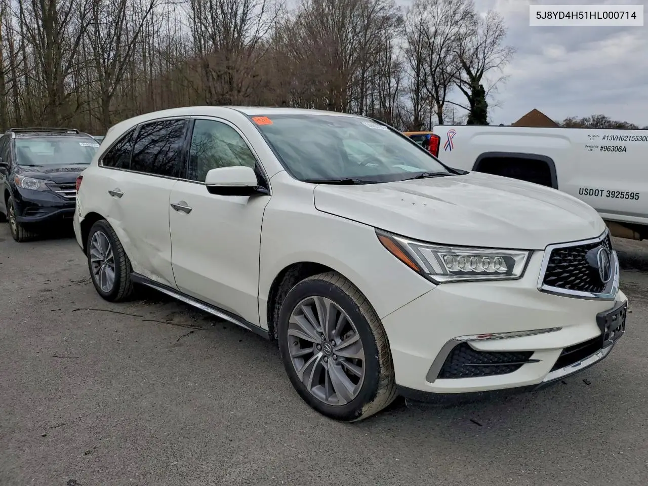 5J8YD4H51HL000714 2017 Acura Mdx Technology