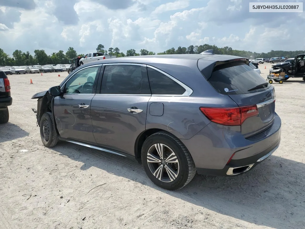 5J8YD4H35JL020887 2018 Acura Mdx