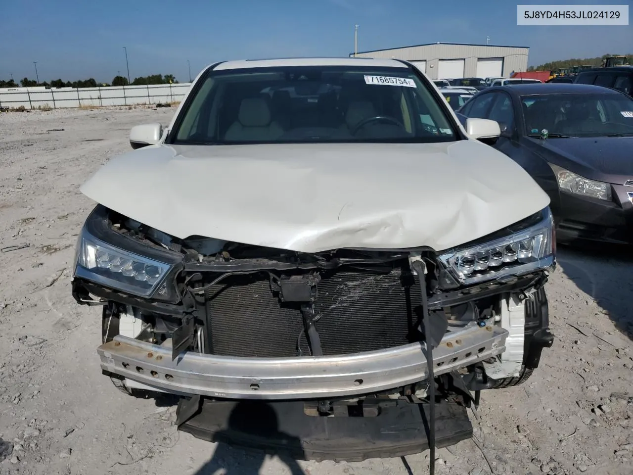 5J8YD4H53JL024129 2018 Acura Mdx Technology