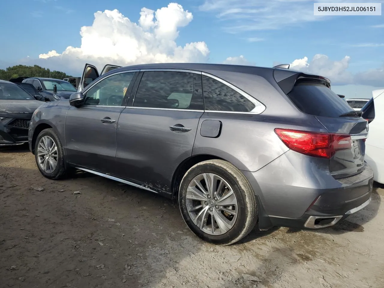 5J8YD3H52JL006151 2018 Acura Mdx Technology