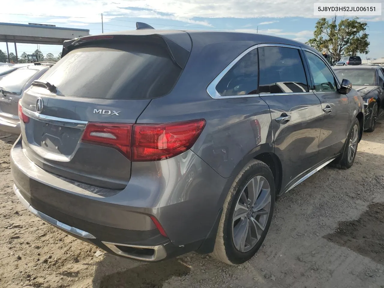 5J8YD3H52JL006151 2018 Acura Mdx Technology