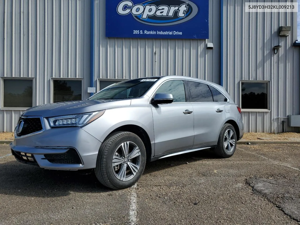 5J8YD3H32KL009213 2019 Acura Mdx