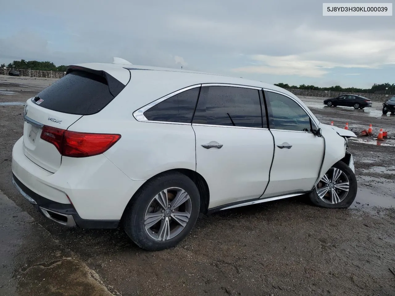 5J8YD3H30KL000039 2019 Acura Mdx