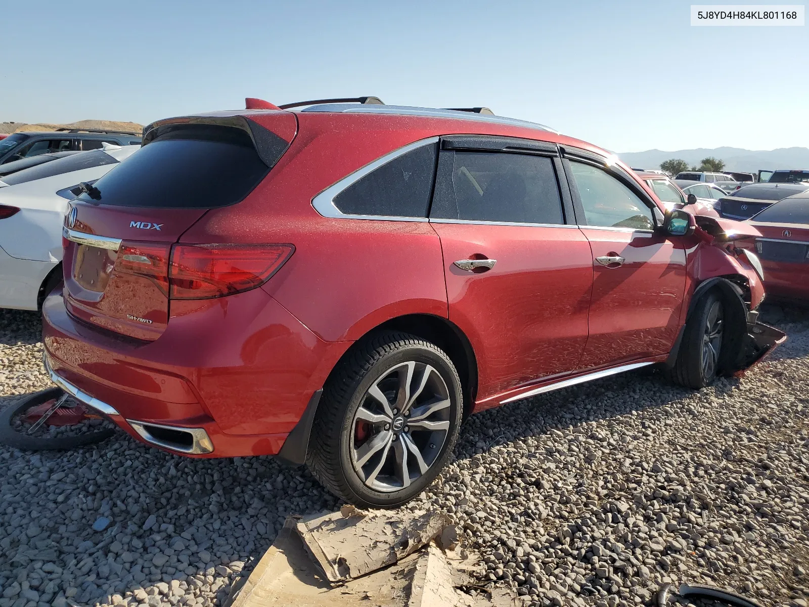 5J8YD4H84KL801168 2019 Acura Mdx Advance