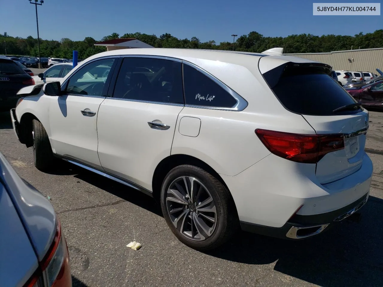 5J8YD4H77KL004744 2019 Acura Mdx Technology