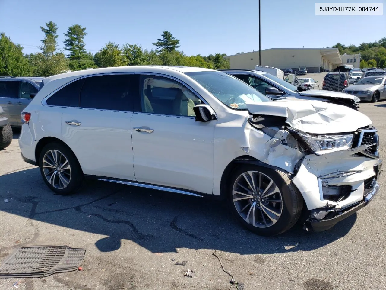 5J8YD4H77KL004744 2019 Acura Mdx Technology