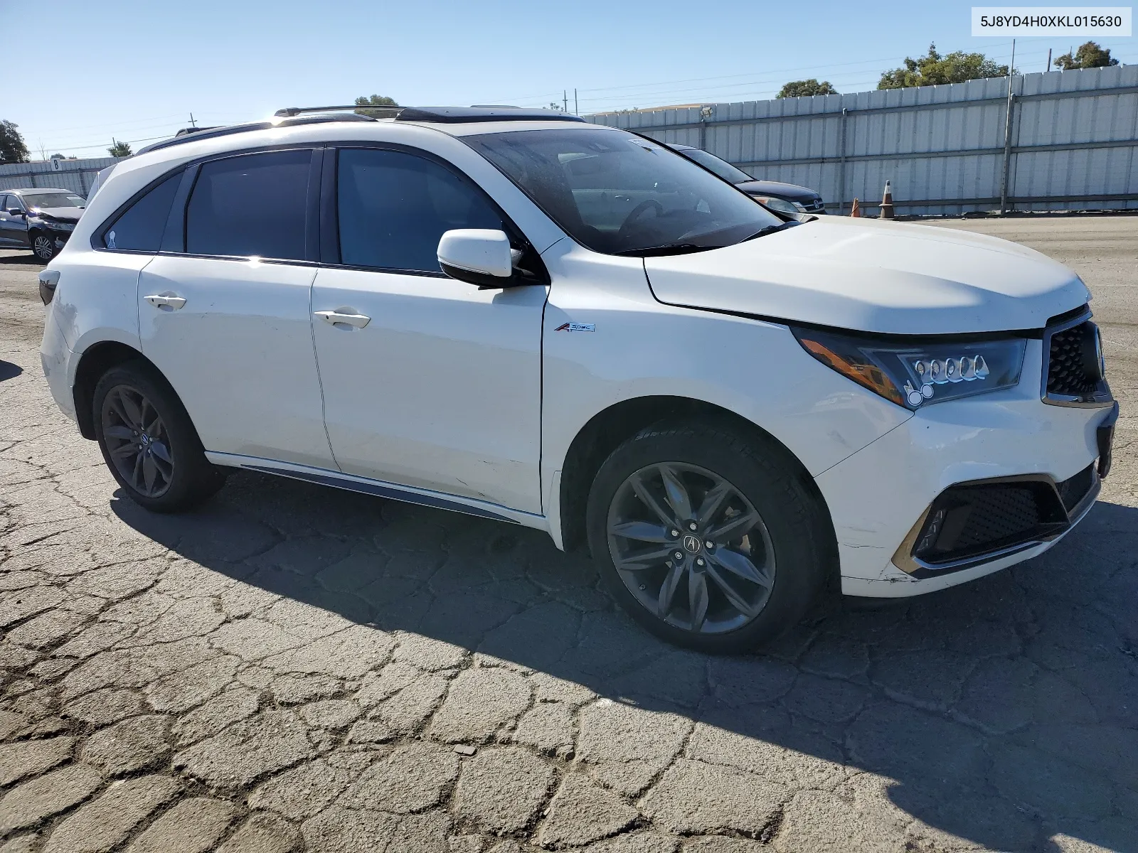 5J8YD4H0XKL015630 2019 Acura Mdx A-Spec